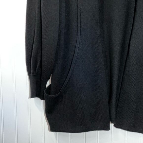 Sideffects Cardigan Sweater Women’s Large Open Front Pockets Thick Long Sleeve - Picture 7 of 12
